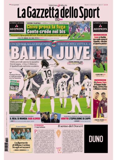 LA GAZZETTA DELLO SPORT